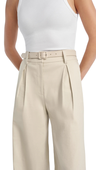 The Miranda Linen Pant - Light Khaki