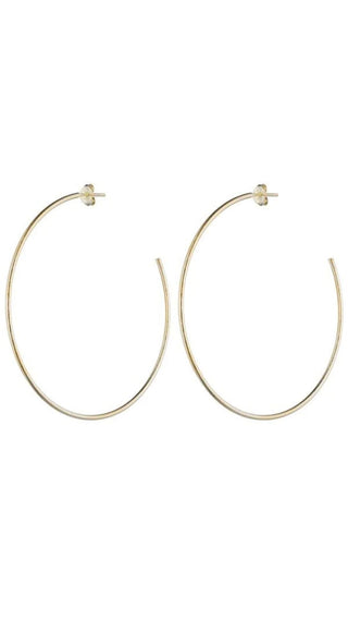 Jillian Hoops- 18K Gold Plated