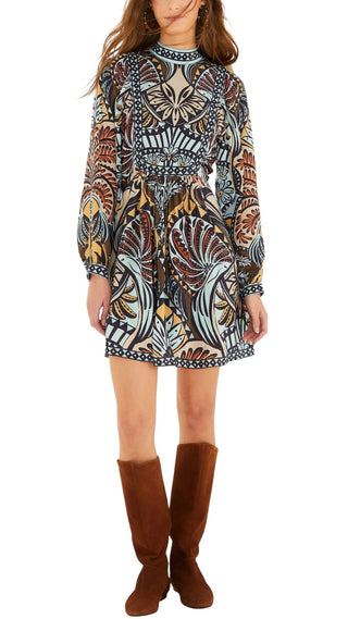 Balamana Multicolor Mini Dress