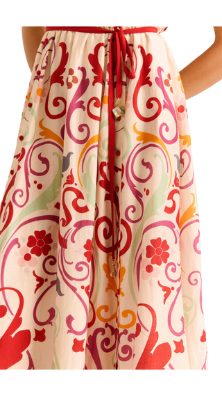 Elisetta Dress, Fileteado
