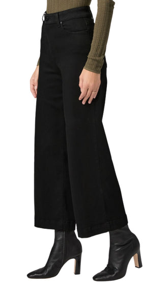 Anessa Wide Leg Jean - Black Shadow