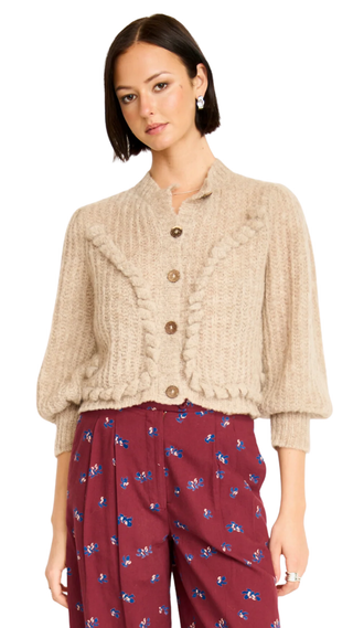 Moritz Knit Cardigan, Sand