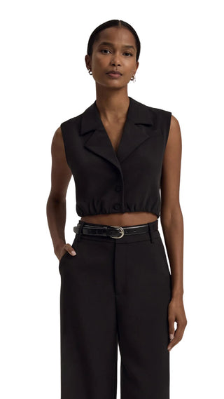 The Audrey Vest - Black