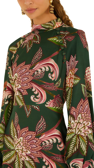 Arabesque Paradise Floral Mini Dress, Arabesque Paradise Floral Green