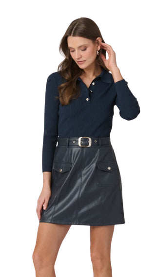 Melinda Dress - Navy