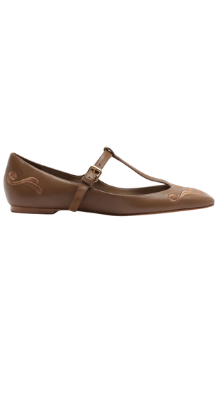 Rechillieu Flat Ballerina, Sand