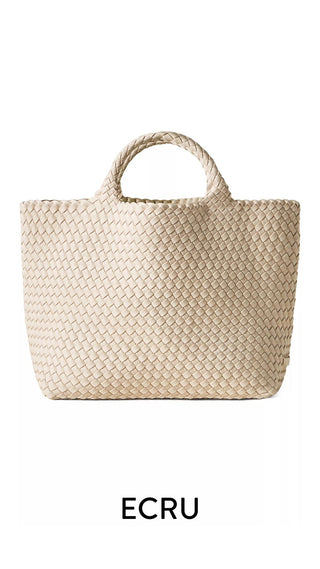 St. Barths Medium Tote- Ecru