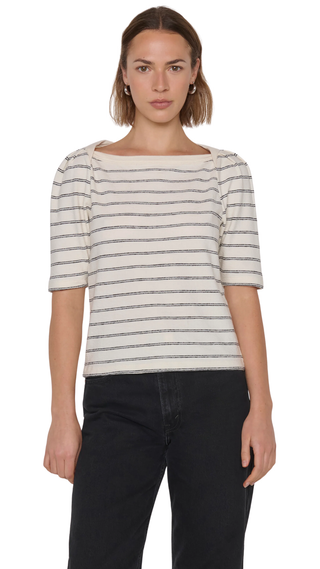 Deana Envelope Shirt, Tuscany Stripe
