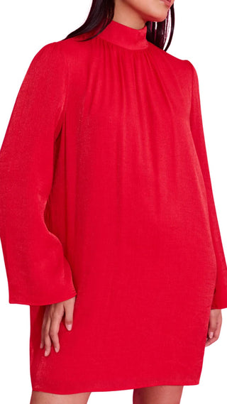 Emery Dress - Lipstick