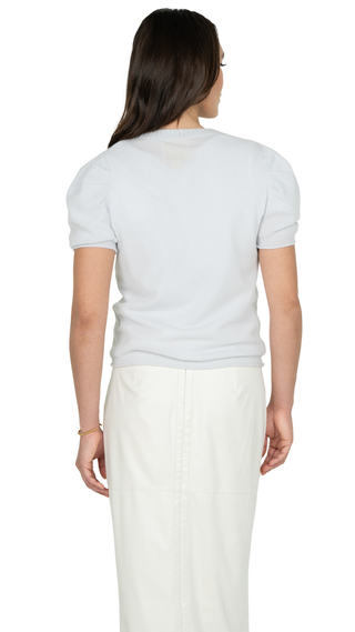 Crewneck Knit, Barely Blue