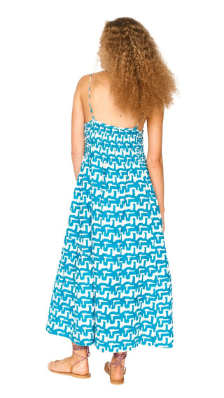 Janeiro Dress - Azure Popova Blu