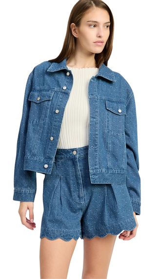 Heidi Denim Short, Medium Wash Denim