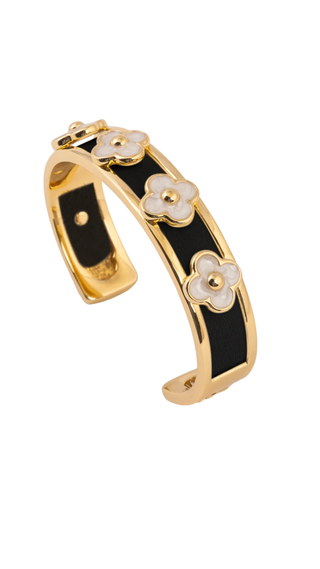 Bloom 47 Narrow Cuff - Polished Gold