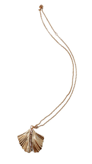 Hope Ginkgo Pendant on 16-18" Classic Rolo Chain