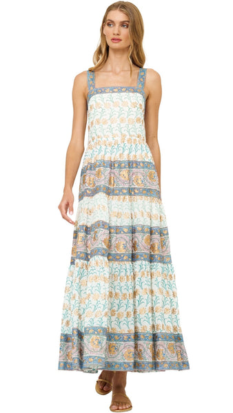 oliphant maxi dress Oliphant Geneva Green Strappy Maxi Dress Geneva Green / M