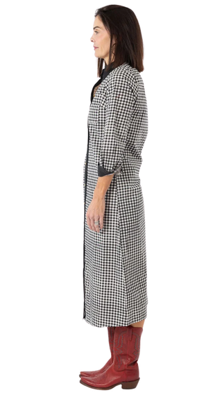 Harper Dress - Black Gingham