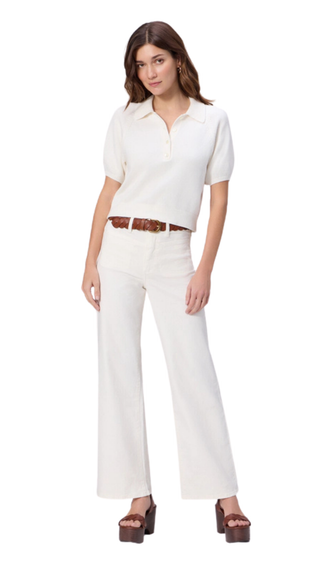 Anessa 31" W/ Front Yoke + Stitch Through Pockets - Tonal Ecru