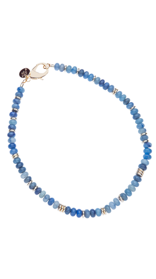 Gumdrop Beaded Necklace - Kyanite