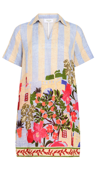 Wells Dress - Village Stripes