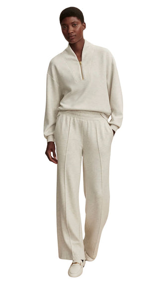 The Wide Leg Pant 32 - Ivory Marl