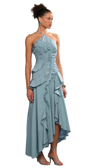 Ottavia Ruffle Dress - Cumulus