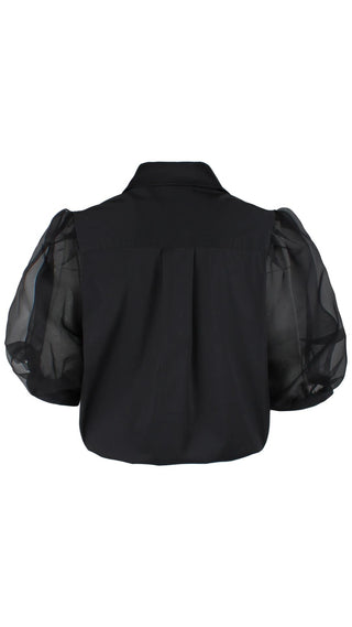 Bomba Shirt Organza - Black