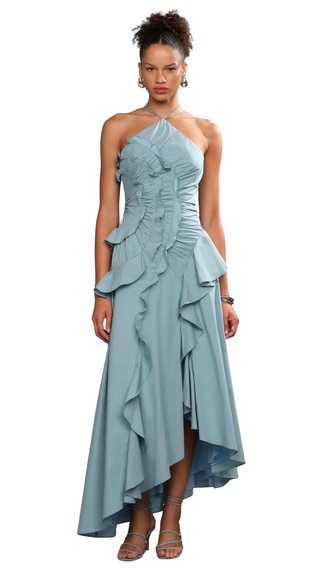 Ottavia Ruffle Dress - Cumulus