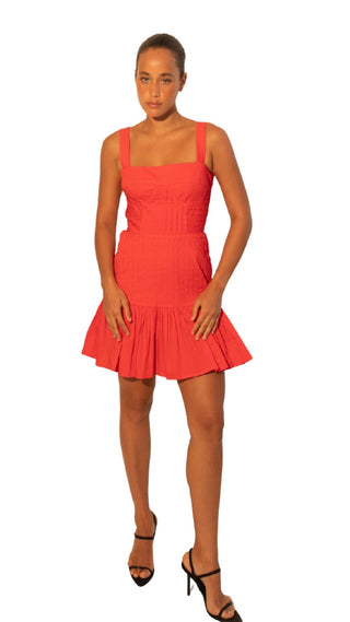 Aithana Mini Dress - Red
