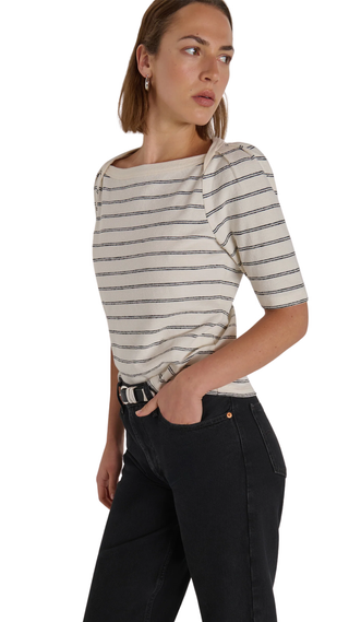 Deana Envelope Shirt, Tuscany Stripe