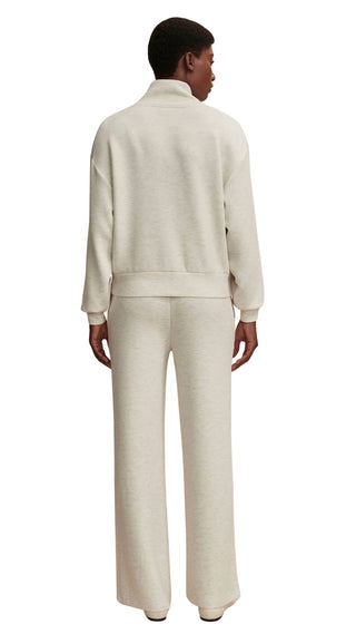 The Wide Leg Pant 32 - Ivory Marl