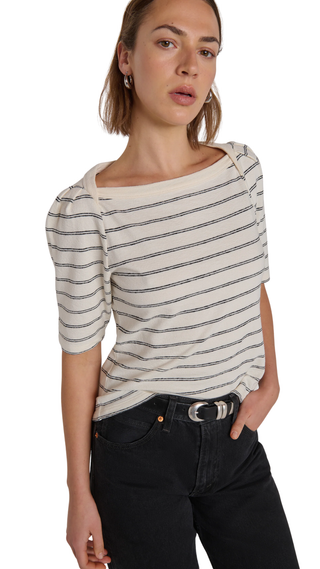 Deana Envelope Shirt, Tuscany Stripe