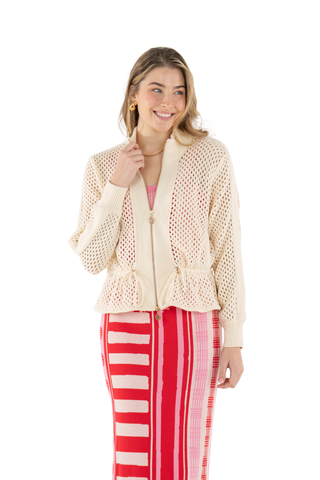 Bailey Bomber - Sandshell Knit