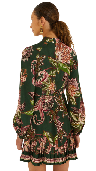 Arabesque Paradise Floral Mini Dress, Arabesque Paradise Floral Green