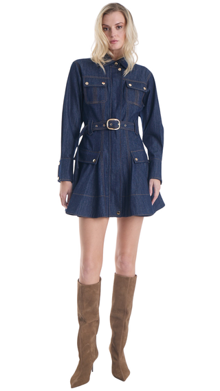 Fer Denim Mini Dress, Denim