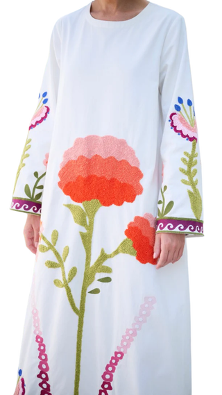 Kaftan - Floral Embroidered