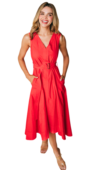 Market Dress, Red