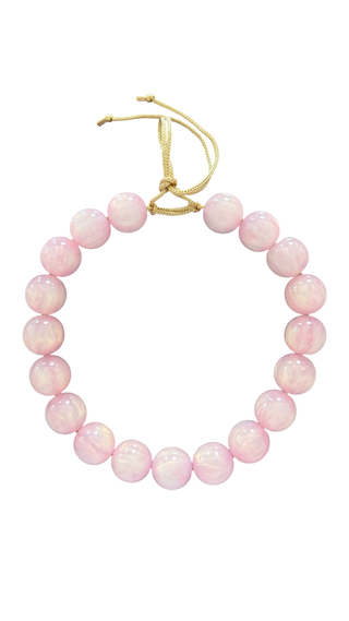 Chunky Beaded Necklace - Peony