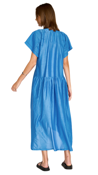 Shanghai Dress - Egyptian Blue
