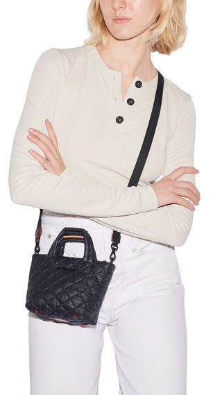 Micro Metro Tote Deluxe - Black