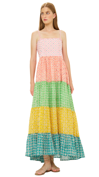 Smocked Back Maxi - Aster