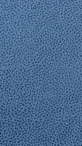 Narrow Leather - French Blue