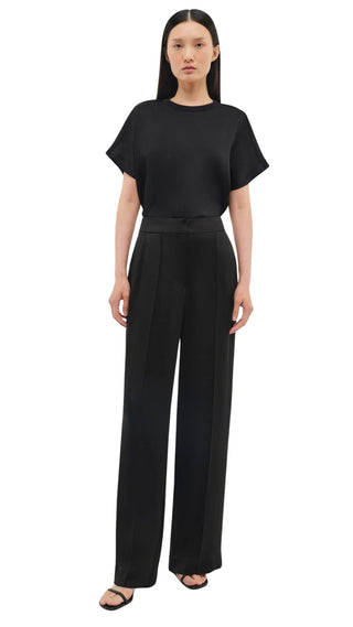 Kyra Wide Leg Pant - Black