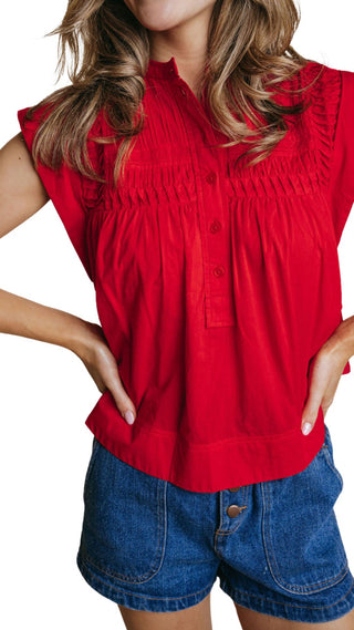 Becca Blouse - Red