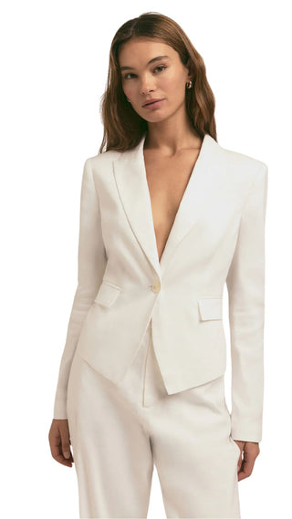 The Short Favorite Linen Blazer