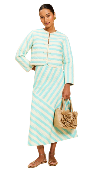 Santiago Convertible Midi Skirt - Aegean Blooms