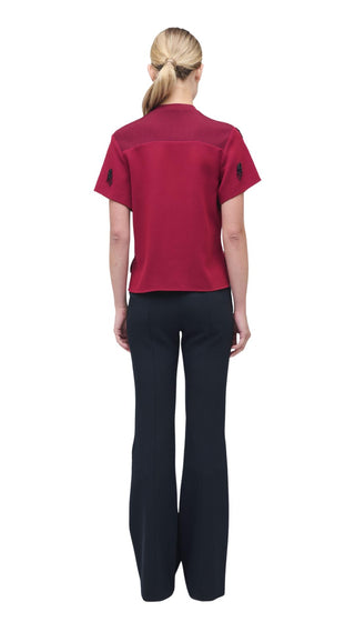 Abelia T-Shirt - Oxblood
