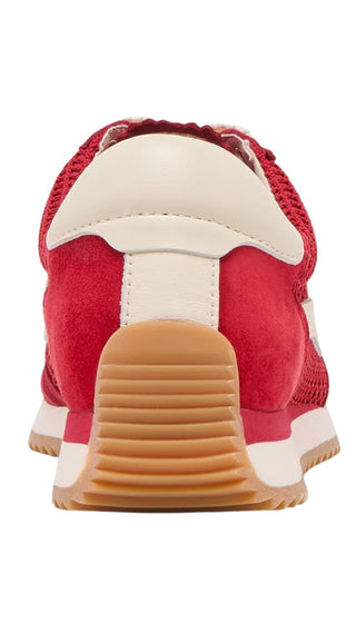 Mesh Sneaker - Crimson Woven Mesh
