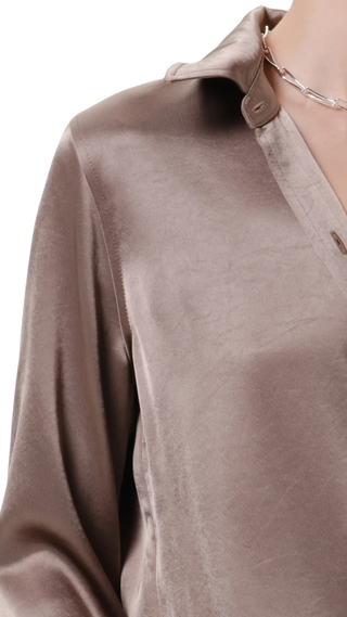 Tullah Shirt, Cocoa (Md Grey Brown)