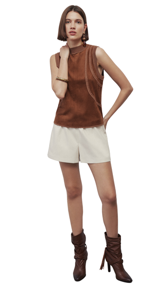 Solana Top - Chestnut