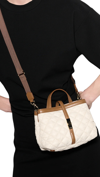 Mini Astor Top Handle - Sandshell Brown